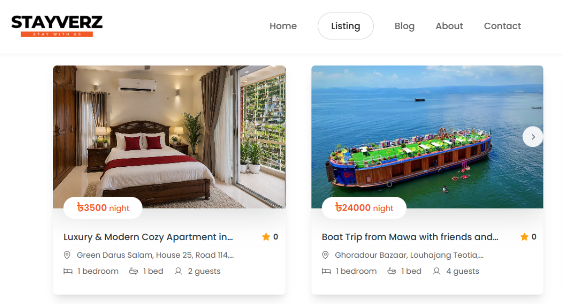 Stayverz Platform